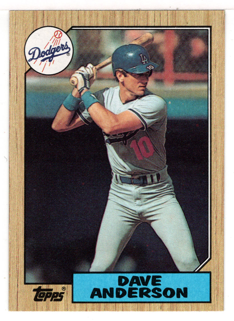 Dave Anderson - Los Angeles Dodgers (MLB Baseball Card) 1987 Topps # 73 Mint