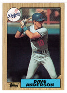 Dave Anderson - Los Angeles Dodgers (MLB Baseball Card) 1987 Topps # 73 Mint