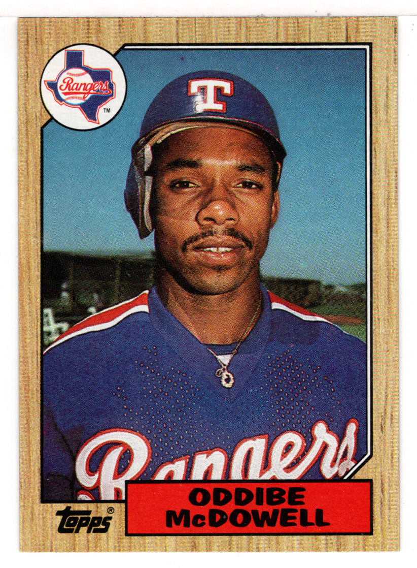 Oddibe McDowell - Texas Rangers (MLB Baseball Card) 1987 Topps # 95 Mint
