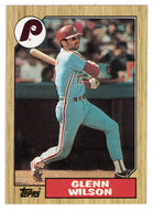 Glenn Wilson - Philadelphia Phillies (MLB Baseball Card) 1987 Topps # 97 Mint