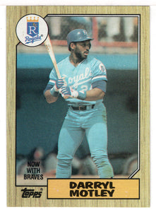 Darryl Motley - Atlanta Braves (MLB Baseball Card) 1987 Topps # 99 Mint