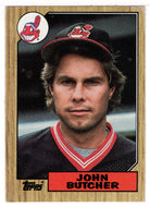 John Butcher - Cleveland Indians (MLB Baseball Card) 1987 Topps # 107 Mint