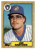 Jim Gantner - Milwaukee Brewers (MLB Baseball Card) 1987 Topps # 108 Mint