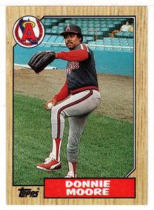 Donnie Moore - California Angels (MLB Baseball Card) 1987 Topps # 115 Mint