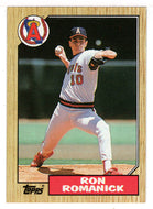 Ron Romanick - California Angels (MLB Baseball Card) 1987 Topps # 136 Mint