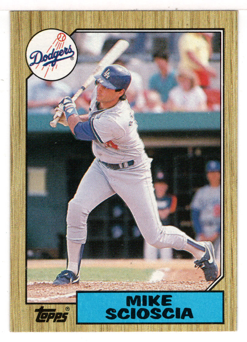 Mike Scioscia - Los Angeles Dodgers (MLB Baseball Card) 1987 Topps # 144 Mint