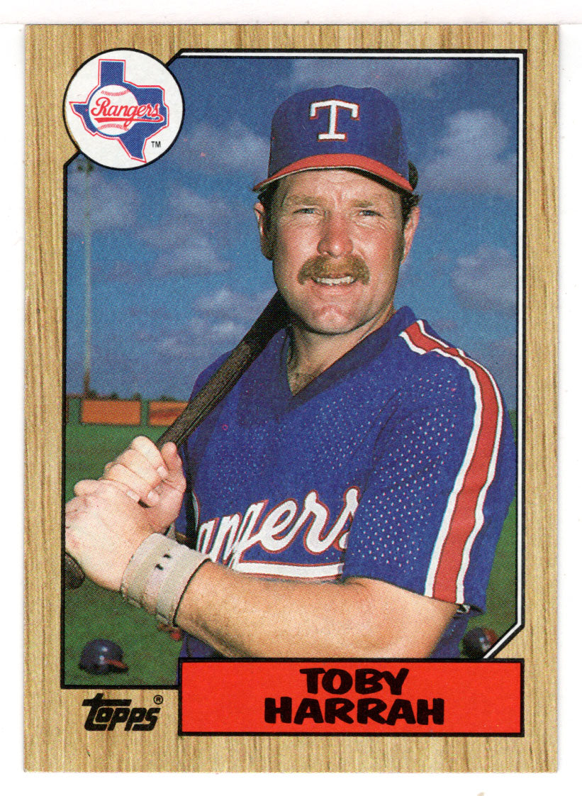 Toby Harrah - Texas Rangers (MLB Baseball Card) 1987 Topps # 152 Mint