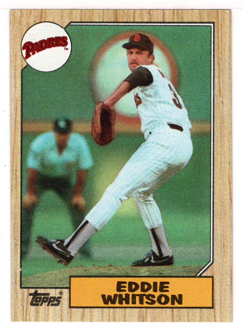 Eddie Whitson - San Diego Padres (MLB Baseball Card) 1987 Topps # 155 Mint