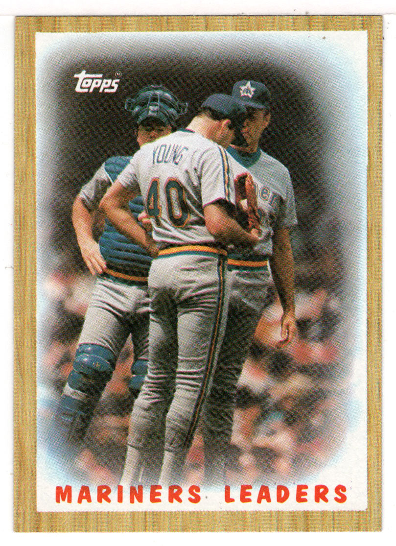 Seattle Mariners Team Checklist (MLB Baseball Card) 1987 Topps # 156 Mint