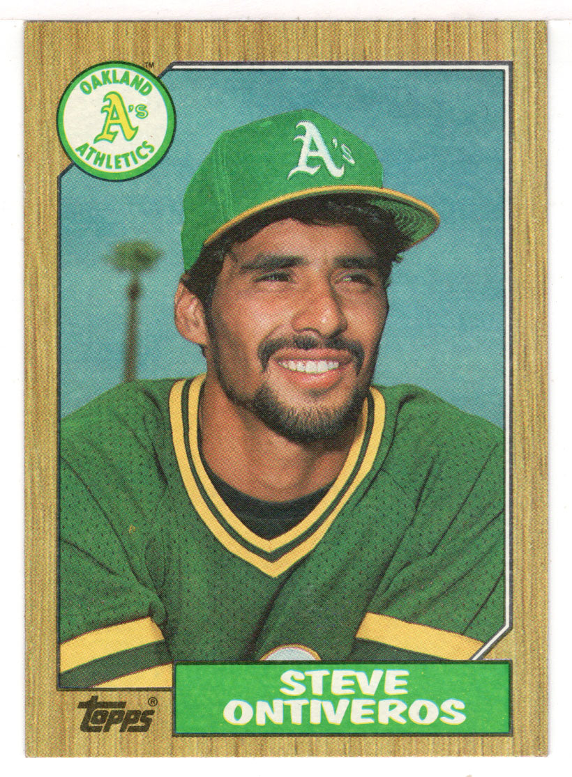 Steve Ontiveros - Oakland Athletics (MLB Baseball Card) 1987 Topps # 161 Mint