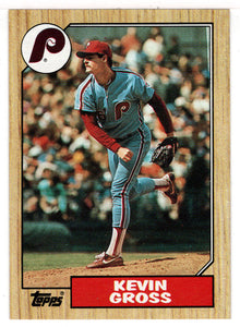 Kevin Gross - Philadelphia Phillies (MLB Baseball Card) 1987 Topps # 163 Mint