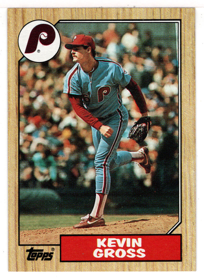 Kevin Gross - Philadelphia Phillies (MLB Baseball Card) 1987 Topps # 163 Mint