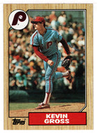 Kevin Gross - Philadelphia Phillies (MLB Baseball Card) 1987 Topps # 163 Mint