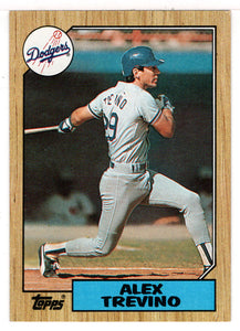 Alex Trevino - Los Angeles Dodgers (MLB Baseball Card) 1987 Topps # 173 Mint