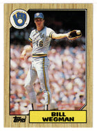Bill Wegman - Milwaukee Brewers (MLB Baseball Card) 1987 Topps # 179 Mint