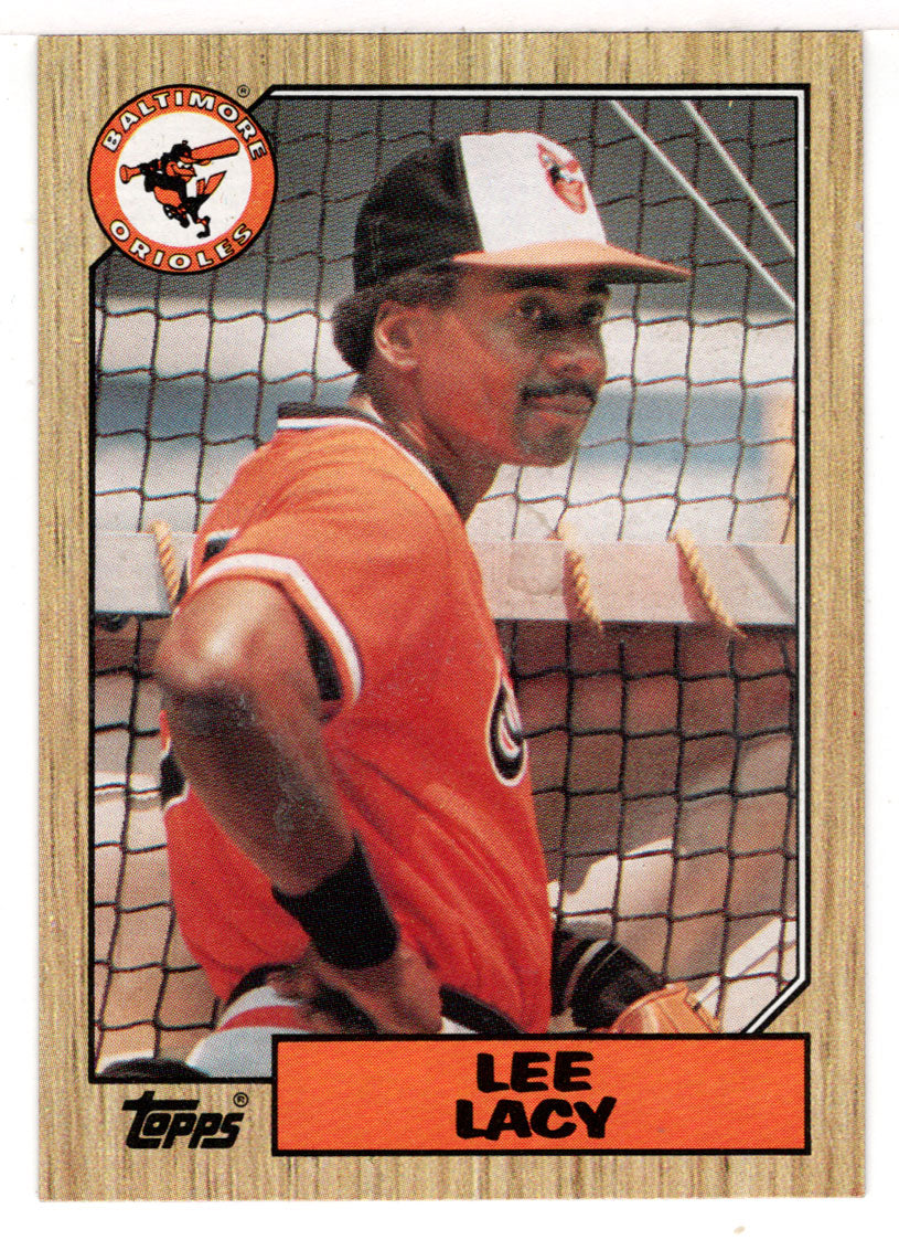 Lee Lacy - Baltimore Orioles (MLB Baseball Card) 1987 Topps # 182 Mint