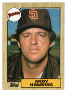 Andy Hawkins - San Diego Padres (MLB Baseball Card) 1987 Topps # 183 Mint