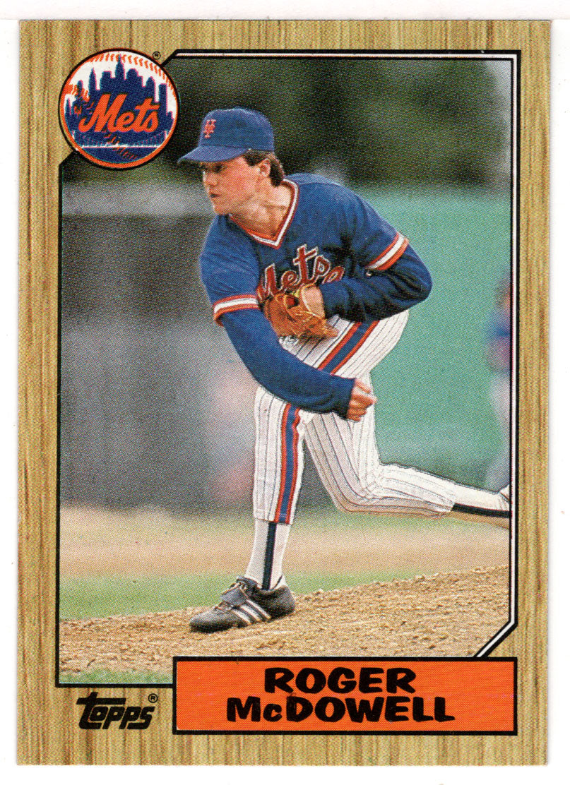 Roger McDowell - New York Mets (MLB Baseball Card) 1987 Topps # 185 Mint