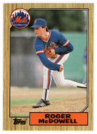 Roger McDowell - New York Mets (MLB Baseball Card) 1987 Topps # 185 Mint