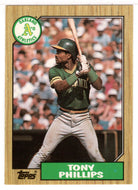 Tony Phillips - Oakland Athletics (MLB Baseball Card) 1987 Topps Tiffany # 188 Mint