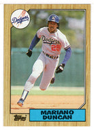 Mariano Duncan - Los Angeles Dodgers (MLB Baseball Card) 1987 Topps # 199 Mint