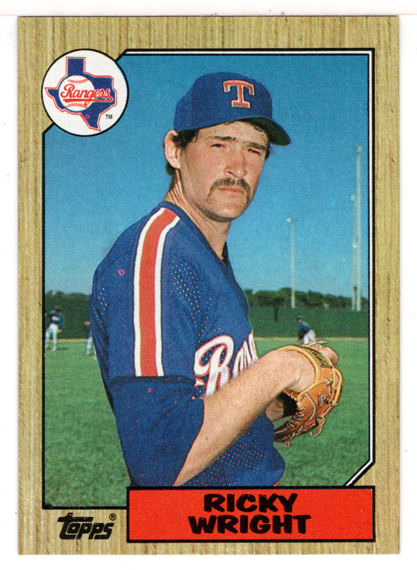 Ricky Wright - Texas Rangers (MLB Baseball Card) 1987 Topps # 202 Mint