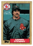 Sammy Stewart - Boston Red Sox (MLB Baseball Card) 1987 Topps # 204 Mint