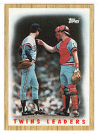 Minnesota Twins Team Checklist (MLB Baseball Card) 1987 Topps # 206 Mint