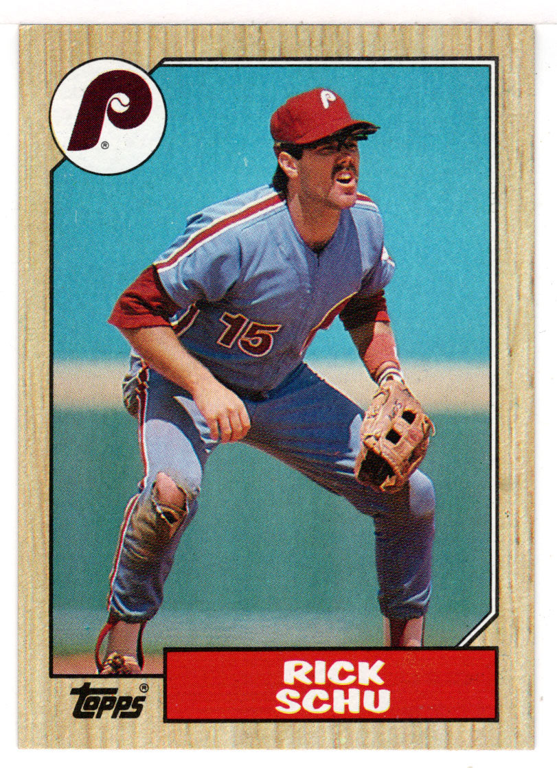 Rick Schu - Philadelphia Phillies (MLB Baseball Card) 1987 Topps # 209 Mint