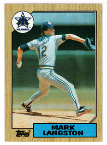 Mark Langston - Seattle Mariners (MLB Baseball Card) 1987 Topps # 215 Mint