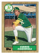 Chris Codiroli - Oakland Athletics (MLB Baseball Card) 1987 Topps # 217 Mint