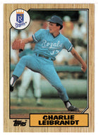 Charlie Leibrandt - Kansas City Royals (MLB Baseball Card) 1987 Topps # 223 Mint