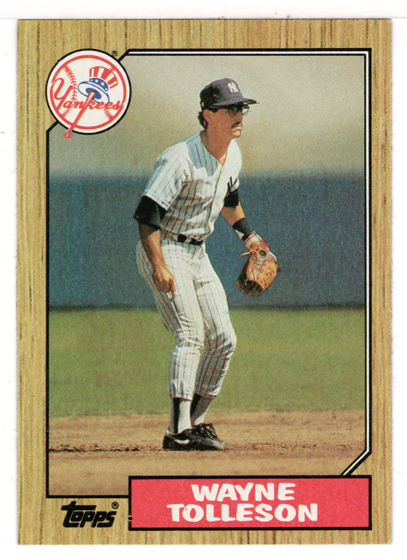 Wayne Tolleson - New York Yankees (MLB Baseball Card) 1987 Topps # 224 Mint