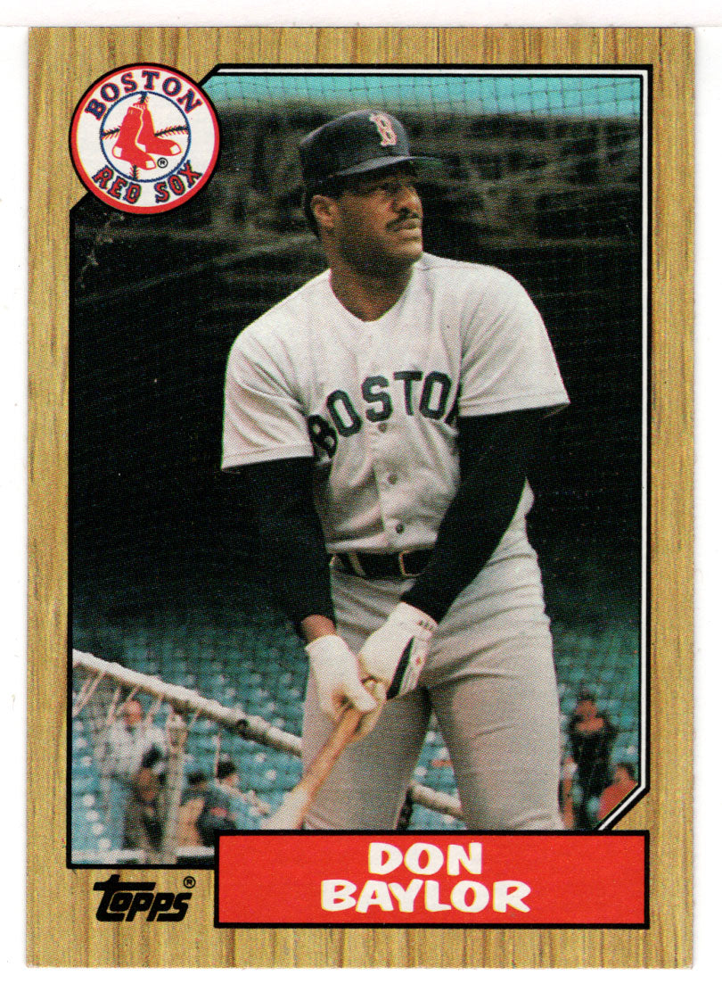 Don Baylor - Boston Red Sox (MLB Baseball Card) 1987 Topps # 230 Mint