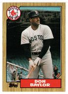 Don Baylor - Boston Red Sox (MLB Baseball Card) 1987 Topps # 230 Mint