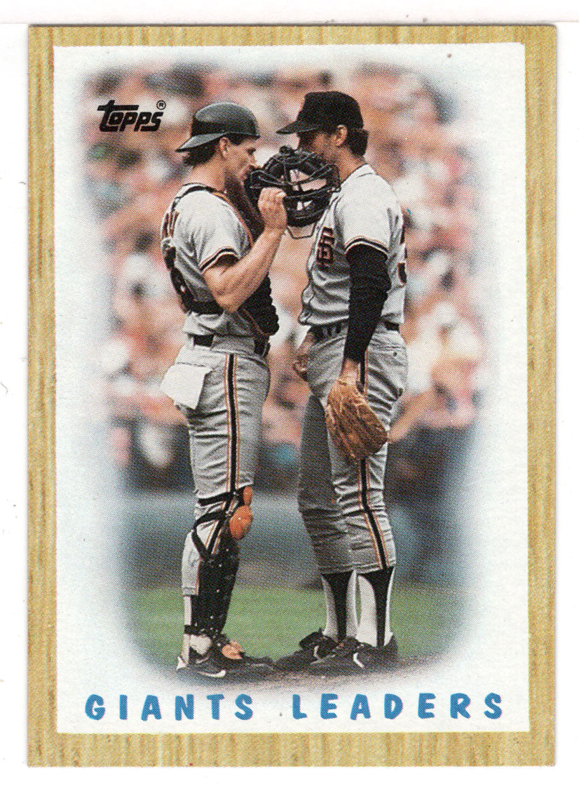 San Francisco Giants Team Checklist (MLB Baseball Card) 1987 Topps # 231 Mint