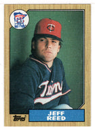 Jeff Reed - Minnesota Twins (MLB Baseball Card) 1987 Topps # 247 Mint