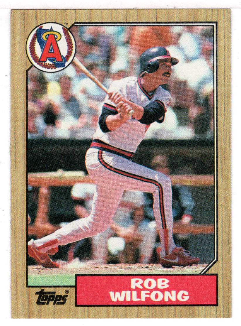 Rob Wilfong - California Angels (MLB Baseball Card) 1987 Topps # 251 Mint