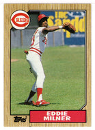 Eddie Milner - Cincinnati Reds (MLB Baseball Card) 1987 Topps # 253 Mint