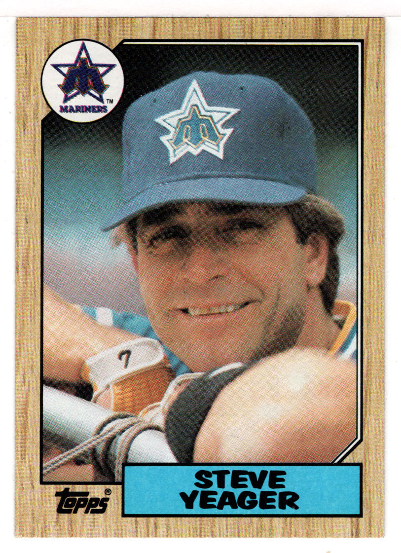 Steve Yeager - Seattle Mariners (MLB Baseball Card) 1987 Topps # 258 Mint