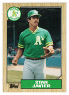 Stan Javier - Oakland Athletics (MLB Baseball Card) 1987 Topps # 263 Mint