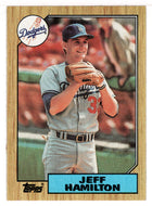 Jeff Hamilton RC - Los Angeles Dodgers (MLB Baseball Card) 1987 Topps # 266 Mint