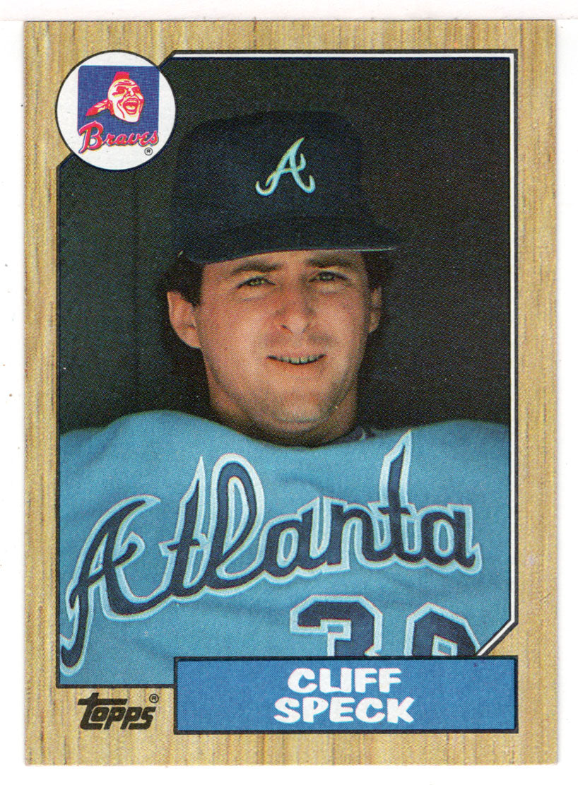 Cliff Speck RC - Atlanta Braves (MLB Baseball Card) 1987 Topps # 269 Mint
