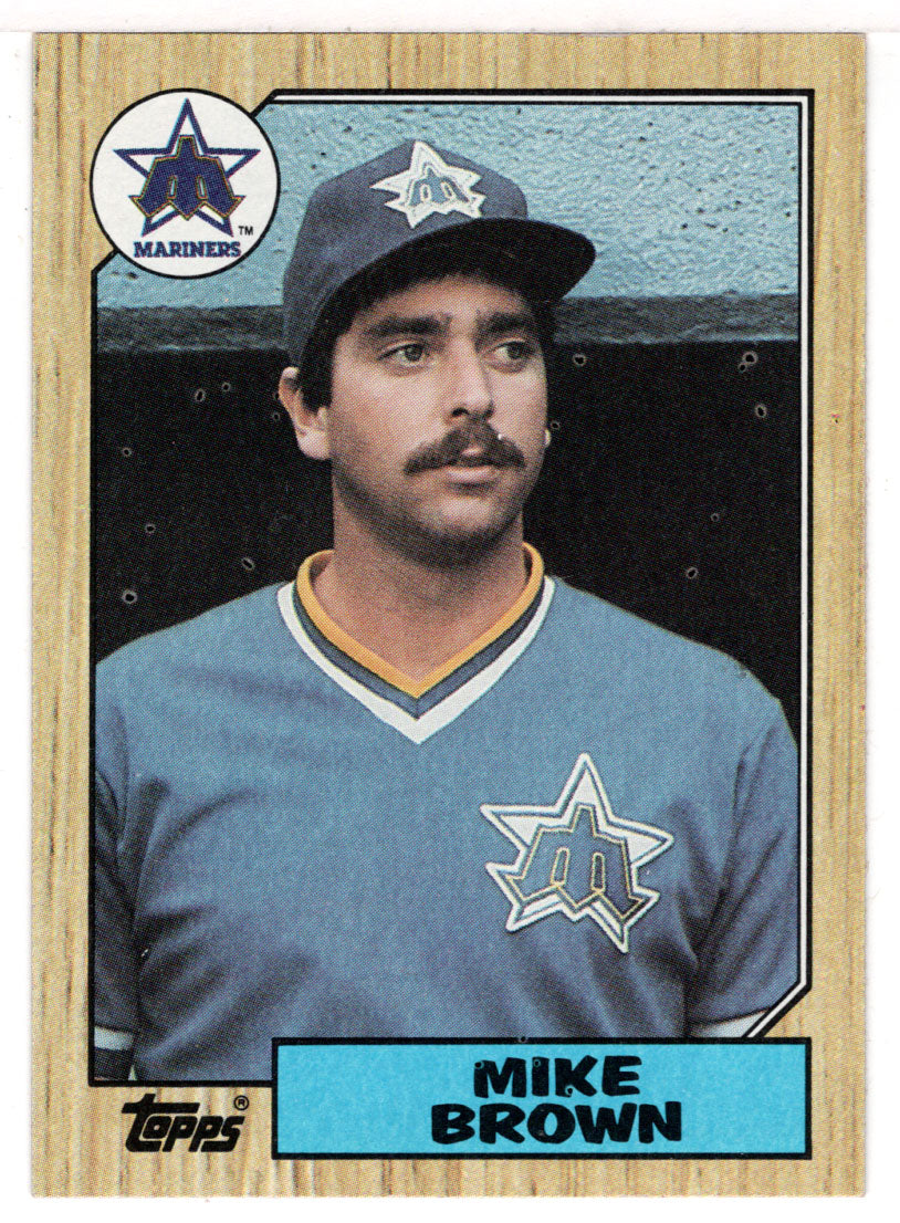 Mike Brown - Seattle Mariners (MLB Baseball Card) 1987 Topps # 271 Mint