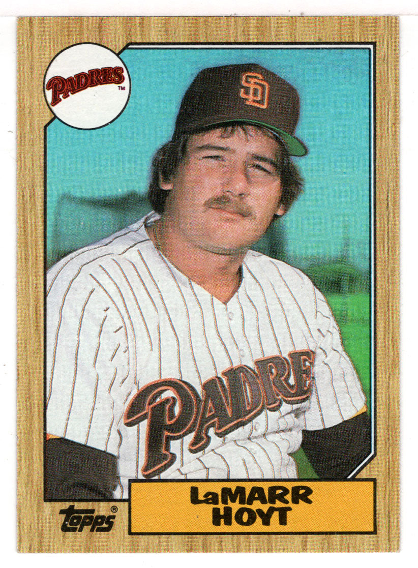 LaMarr Hoyt - San Diego Padres (MLB Baseball Card) 1987 Topps