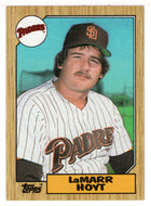 LaMarr Hoyt - San Diego Padres (MLB Baseball Card) 1987 Topps # 275 Mint