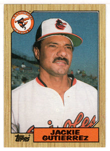 Jackie Gutierrez - Baltimore Orioles (MLB Baseball Card) 1987 Topps # 276 Mint