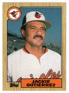Jackie Gutierrez - Baltimore Orioles (MLB Baseball Card) 1987 Topps # 276 Mint