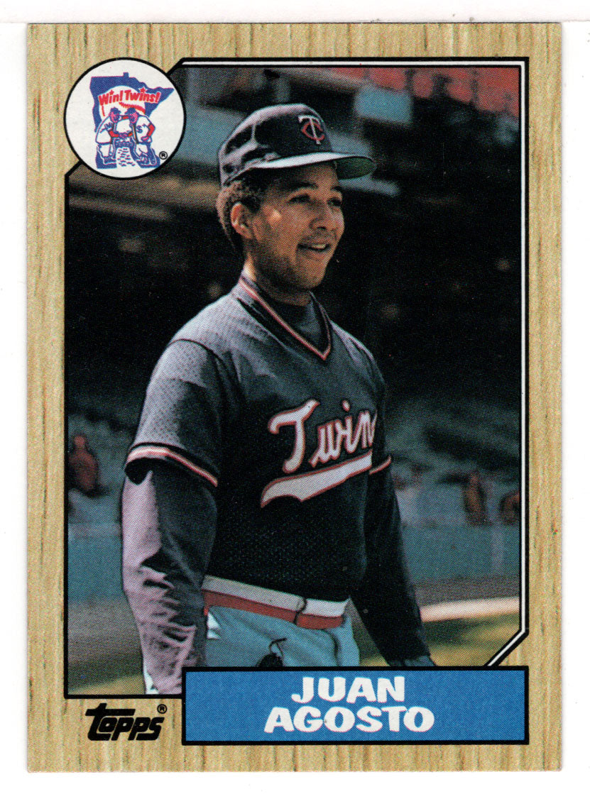 Juan Agosto - Minnesota Twins (MLB Baseball Card) 1987 Topps # 277 Mint