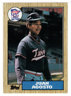 Juan Agosto - Minnesota Twins (MLB Baseball Card) 1987 Topps # 277 Mint